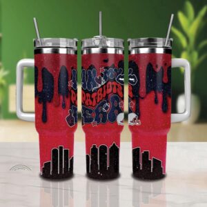 New England Patriots Stainless Steel Tumbler 40Oz With Handle