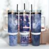 New York Giants Smoke Tumbler 40OZ With Handle