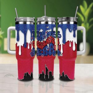 New York Giants Stainless Steel Tumbler 40Oz With Handle