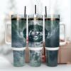 New York Jets Smoke Tumbler 40OZ With Handle