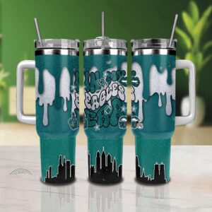 Philadelphia Eagles Stainless Steel Tumbler 40Oz With Handle