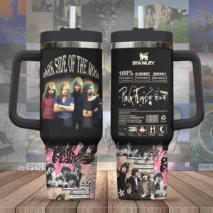 Pink Floyd Music Tumbler 40Oz Handle For Fans
