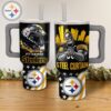 Pittsburgh Steelers Mascot NFL Tumbler 40OZ With Handle For Fans
