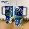 Seattle Seahawks Mascot NFL Tumbler 40OZ With Handle For Fans