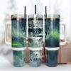 Seattle Seahawks Smoke Tumbler 40OZ With Handle