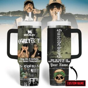 Suicideboys Music Tumbler 40Oz Handle For Fans
