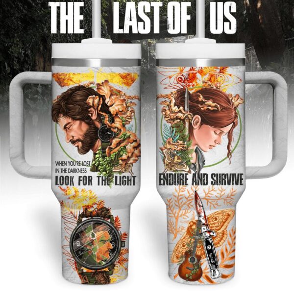 The Last of Us Games Tumbler 40Oz Handle For Fans