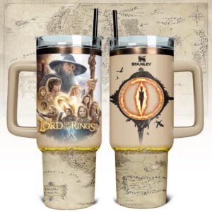 The Lord of the Rings Movies Tumbler 40Oz Handle For Fans
