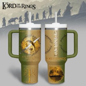 The Lord Of The Rings Tumbler 40Oz Handle For Fans