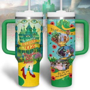 The Wizard of Oz Movies Tumbler 40Oz Handle For Fans