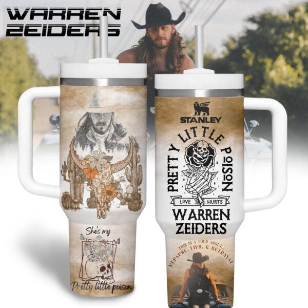 Warren Zeiders Music Tumbler 40Oz Handle For Fans