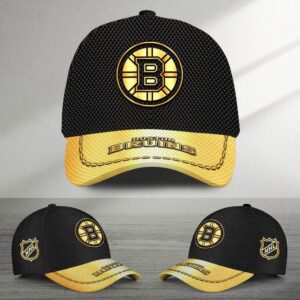 NHL Boston Bruins Special Black And Gold Baseball Cap