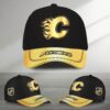 NHL Calgary Flames Special Black And Gold Baseball Cap