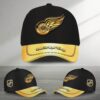 NHL Detroit Red Wings Special Black And Gold Baseball Cap