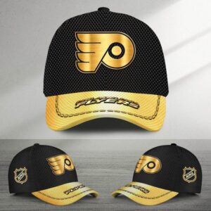 NHL Philadelphia Flyers Special Black And Gold Baseball Cap