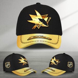 NHL San Jose Sharks Special Black And Gold Baseball Cap