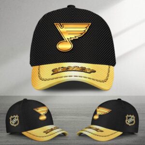 NHL St. Louis Blues Special Black And Gold Baseball Cap