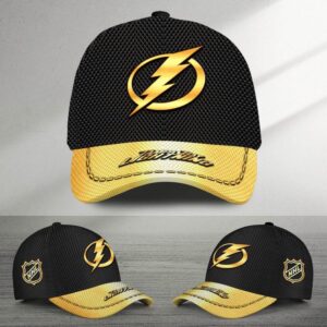 NHL Tampa Bay Lightning Special Black And Gold Baseball Cap