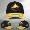 NHL Vancouver Canucks Special Black And Gold Baseball Cap